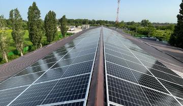 Сетевая солнечная электростанция для предприятия ООО 